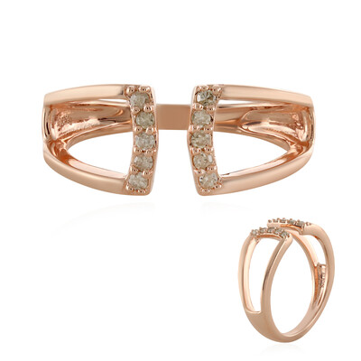 Bague en argent et Diamant I4 (J)
