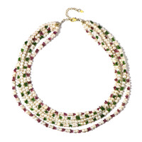 Collier en argent et Perle blanche de culture d'eau douce (Riya)