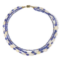 Collier en argent et Tanzanite (Adela Silber)