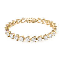Bracelet en argent et Topaze blanche