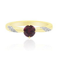 Bague en or et Grenat Rhodolite