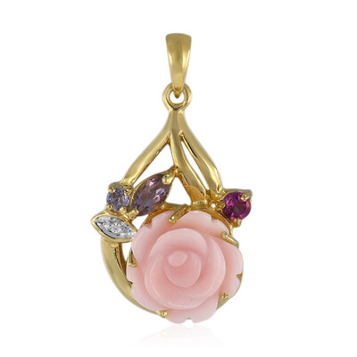 Pendentif en argent et Nacre