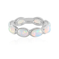 Bague en argent et Opale Welo