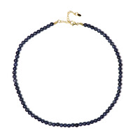 Collier en argent et Saphir bleu