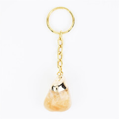 Accessoire en acier inoxydable et Citrine