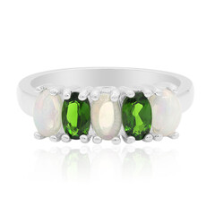 Bague en argent et Opale Welo