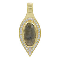 Pendentif en argent et Labradorite