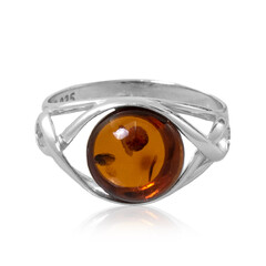 Bague en argent et Ambre baltique