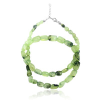Collier en argent et Préhnite