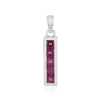 Pendentif en argent et Grenat Rhodolite