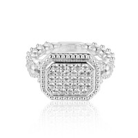 Bague en argent et Zircon (Dallas Prince Designs)