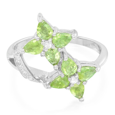 Bague en argent et Tourmaline Paraïba