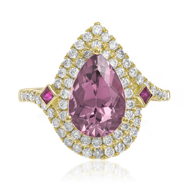 Bague en or et Tourmaline néon du Congo (CIRARI)