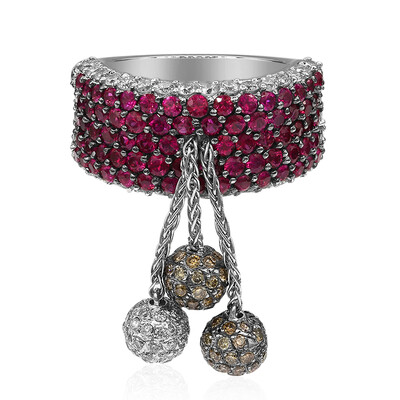 Bague en or et Rubis de Birmanie (Estée Collection)