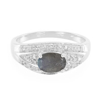 Bague en argent et Spectrolite