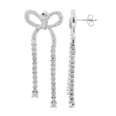 Boucles d'oreilles en argent et Zircon
