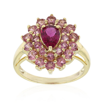 Bague en or et Rubellite