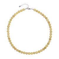 Collier en argent et Héliodore