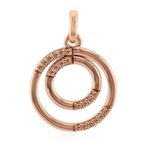 Pendentif en argent et Diamant rose de France SI1 d'Argyle 