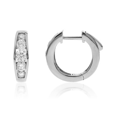 Boucles d'oreilles en or et Diamant SI2 (H) (CIRARI)