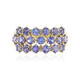 Bague en or et Tanzanite AAA (de Melo)