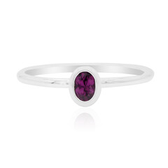 Bague en argent et Grenat Rhodolite