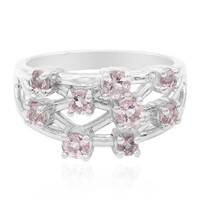 Bague en argent et Morganite
