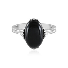 Bague en argent et Onyx noir