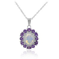 Collier en argent et Opale Welo