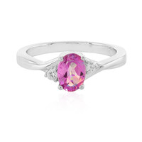 Bague en argent et Topaze jubilaire