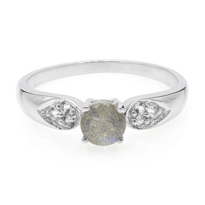 Bague en argent et Spectrolite