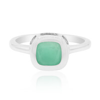 Bague en argent et Emeraude