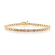 Bracelet en or et Diamant champagne I2 (de Melo)