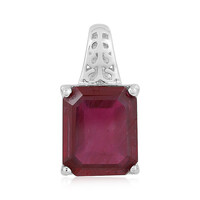 Pendentif en argent et Rubis de Madagascar