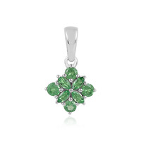 Pendentif en argent et Grenat Tsavorite