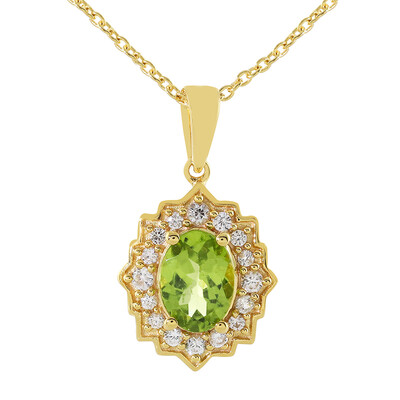 Collier en argent et Péridot