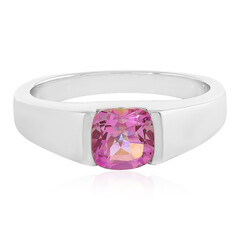 Bague en argent et Topaze jubilaire