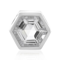 Pendentif en argent et Quartz blanc