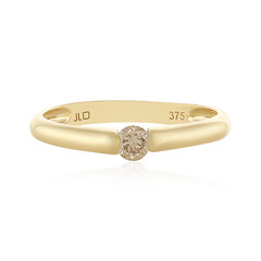 Bague en or et Diamant chocolat I1