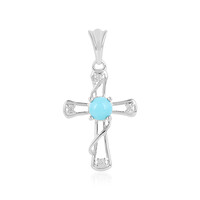 Pendentif en argent et Turquoise