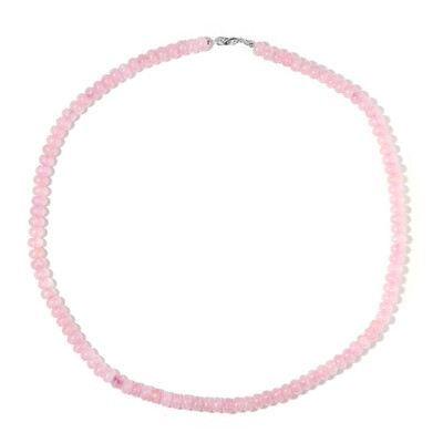 Collier en argent et Quartz rose