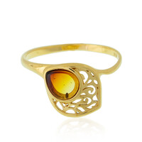 Bague en argent et Ambre baltique