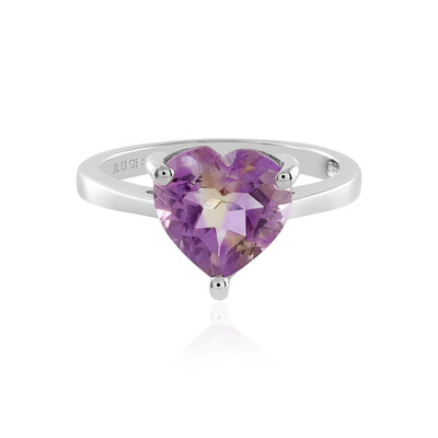 Bague en argent et Amétrine d'Anahi