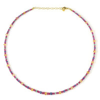 Collier en argent et Rubis de Madagascar