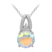 Collier en argent et Topaze Rayon de Lune