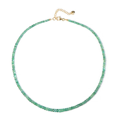 Collier en argent et Emeraude de Zambie