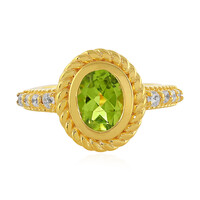 Bague en argent et Péridot