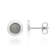 Boucles d'oreilles en argent et Météorite d'Alétaï