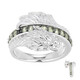 Bague en argent et Péridot (Adela Silber)