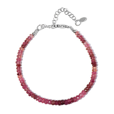 Bracelet en argent et Tourmaline rose